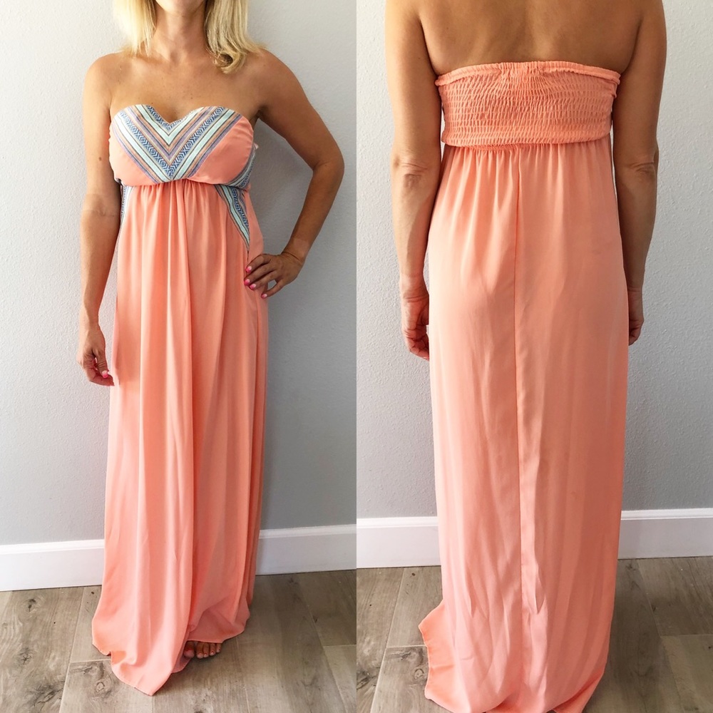 Bohemian maxi dress. Size S. Worn once!